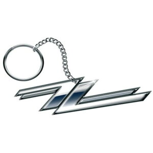 (ZZトップ) ZZ Top オフィシャル商品 Twin Zees キーリング ロゴ キーホルダー 【海外通販】