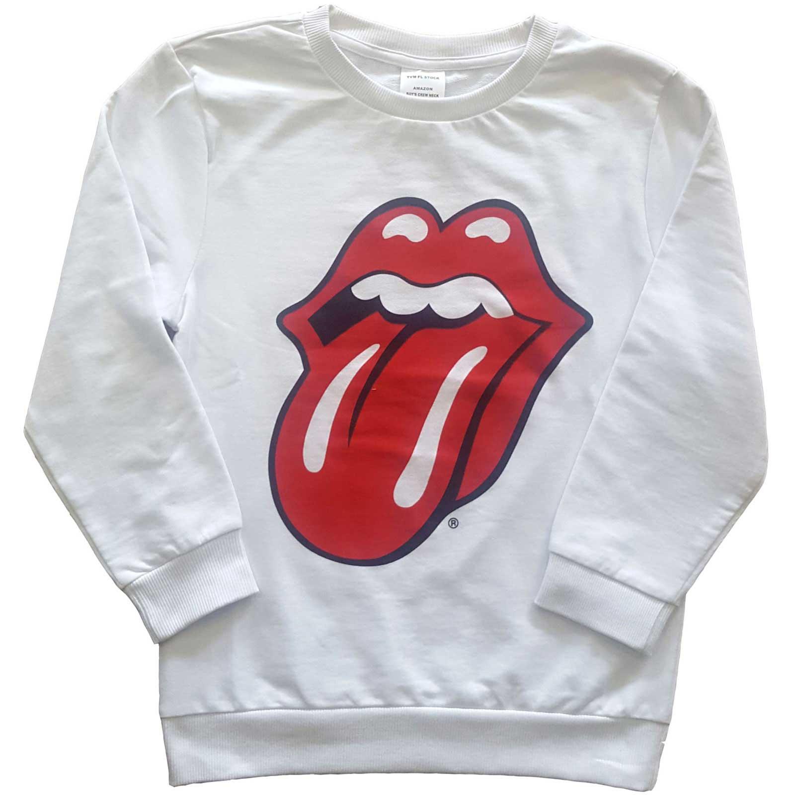 (ローリング・ストーンズ) The Rolling Stones オフィシャル商品 キッズ・子供 Classic Tongue スエットシャツ 長袖 トレーナー 【海外通販】