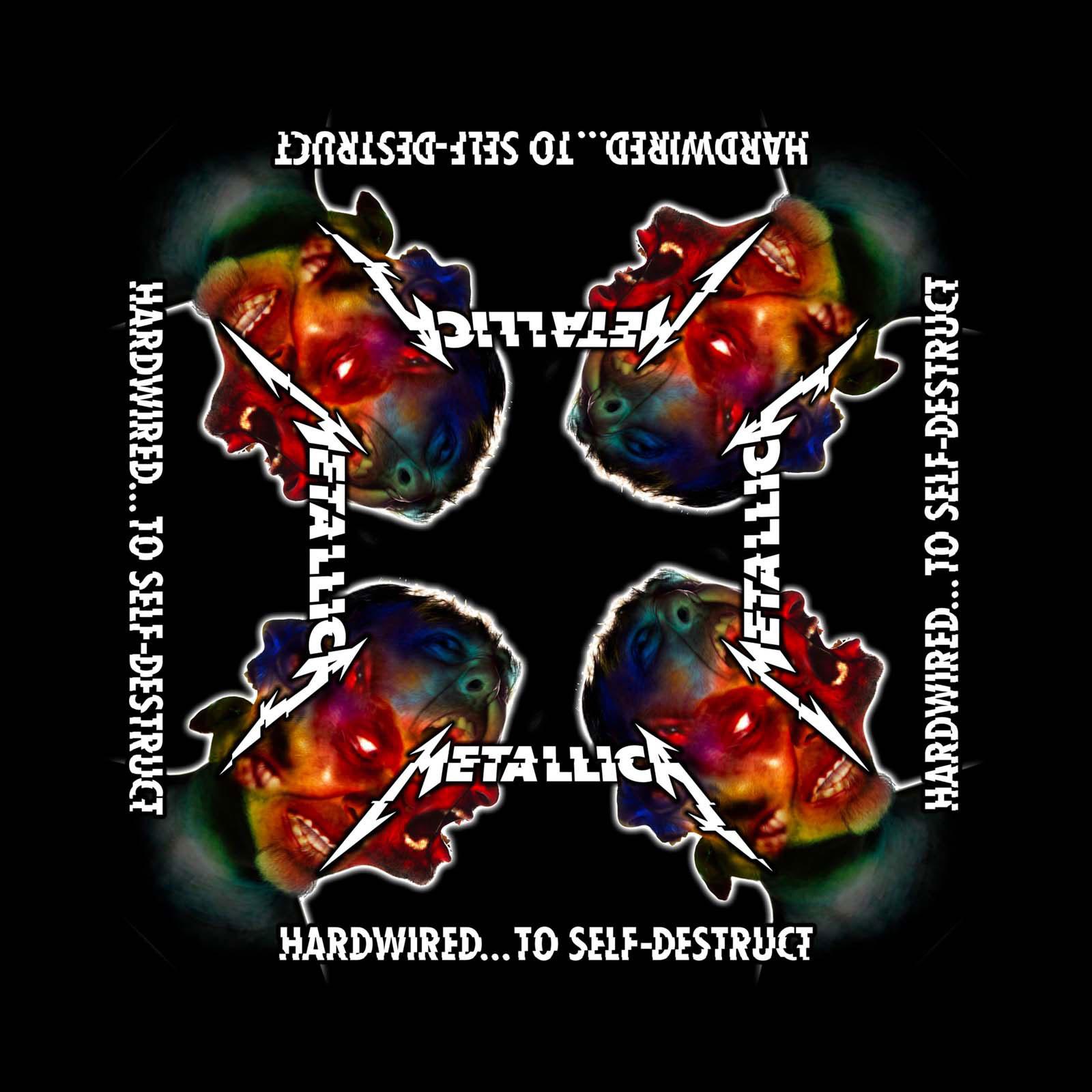 (メタリカ) Metallica オフィシャル商品 ユニセックス Hardwired To Self Destruct バンダナ スカーフ ハンカチ 【海外通販】