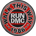 (ラン・ディーエムシー) Run DMC オフィシャル商品 Walk This Way ワッペン アイロン接着 パッチ 【海外通販】