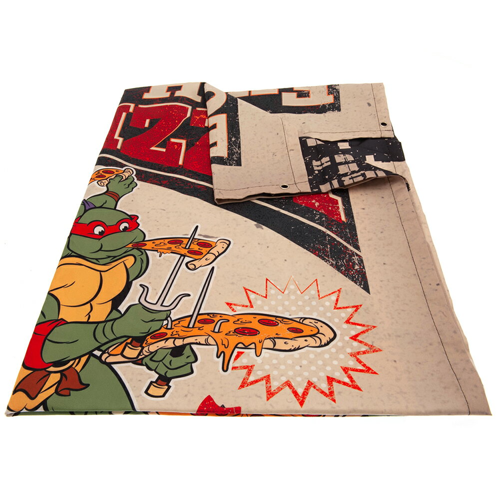 ティーンエイジ・ミュータント・ニンジャ・タートルズ Teenage Mutant Ninja Turtles オフィシャル商品 Pizza Dudes テキスタイルポスター 布製 ウォールバナー 【海外通販】