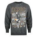 (エーシー・ディーシー) AC/DC オフィシャル商品 レディース Blow Up Your Video ウォッシュ加工 長袖 スウェットシャツ トレーナー 【...