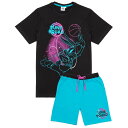 (スペースジャム) Space Jam オフィシャル商品 メンズ Bugs Bunny パジャマ 半袖 ショーツ 上下セット 【海外通販】