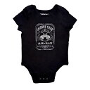 (ジョニー・キャッシュ) Johnny Cash オフィシャル商品 ベビー・赤ちゃん Man In Black ボディースーツ 半袖 ロンパース 【海外通販】