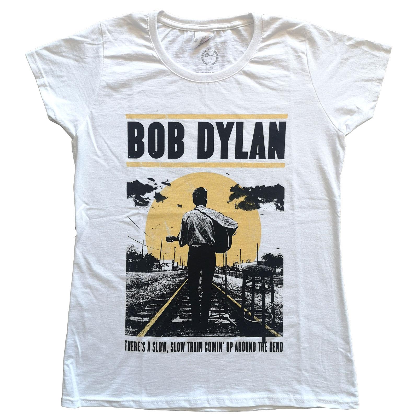 (ボブ・ディラン) Bob Dylan オフィシャル商品 レディース Slow Train Tシャツ 半袖 トップス 【海外通販】