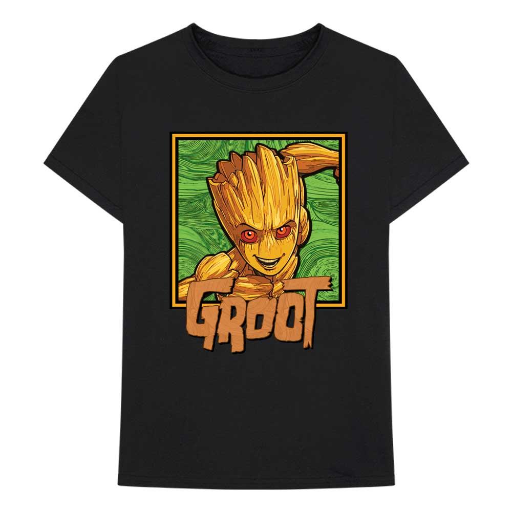 (ガーディアンズ・オブ・ギャラクシー) GuardIans Of The Galaxy オフィシャル商品 ユニセックス I Am Groot Tシャツ コットン 半袖 トップス 【海外通販】