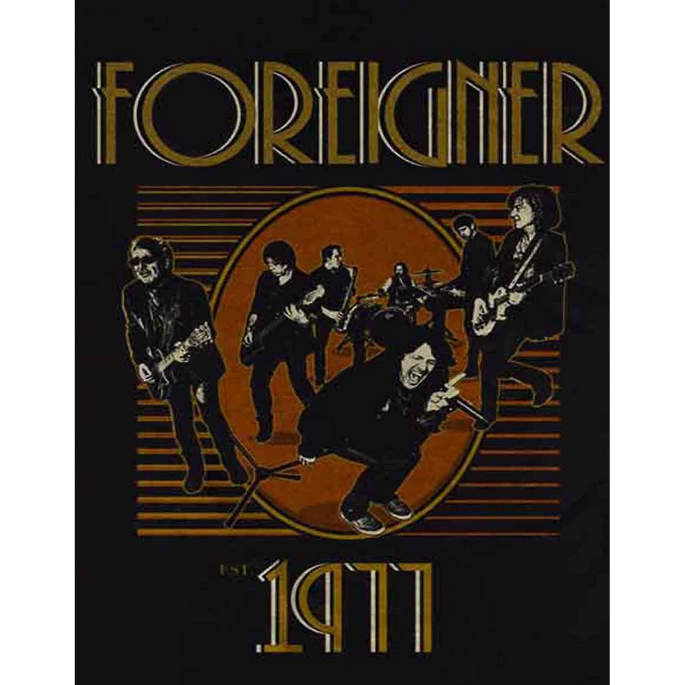 (フォリナー) Foreigner オフィシャル商品 ユニセックス Est. 1977 Tシャツ 半袖 トップス 