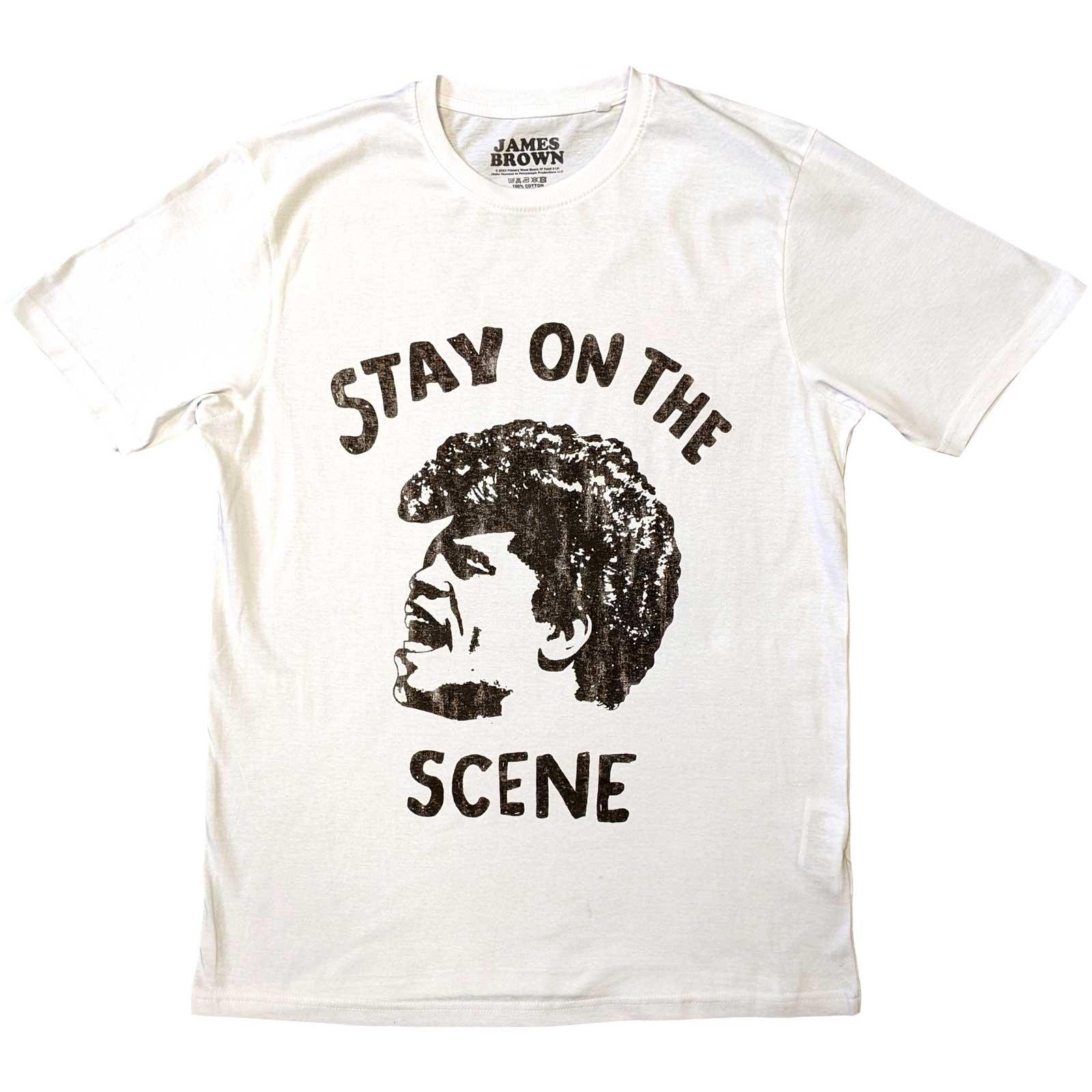 (ジェームス ブラウン) James Brown オフィシャル商品 ユニセックス Stay On The Scene Tシャツ コットン 半袖 トップス 【海外通販】