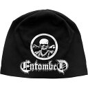 (エントゥームド) Entombed オフィシャル商品 ユニセックス スカル ニット帽 ロゴ ビーニー キャップ 【海外通販】