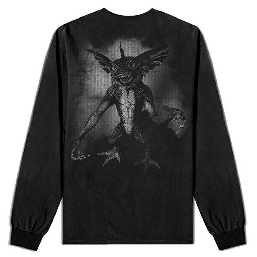 (グレムリン) Gremlins オフィシャル商品 ユニセックス グラフィックプリント Tシャツ コットン 長袖 トップス 【海外通販】