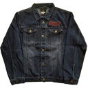 (スリップノット) Slipknot オフィシャル商品 ユニセックス Tribal ジャケット ロゴ デニム 長袖 アウター 【海外通販】