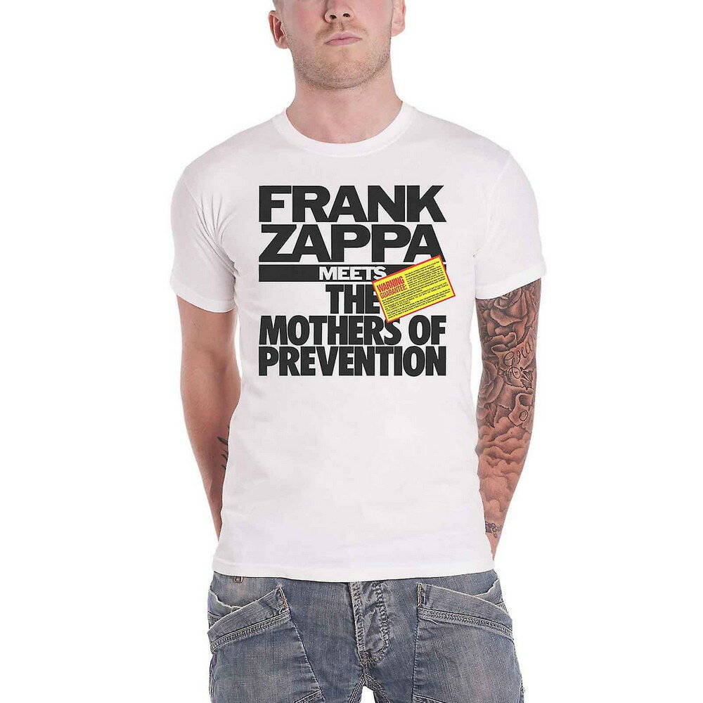 (フランク・ザッパ) Frank Zappa オフィシャル商品 ユニセックス The Mothers Of Prevention Tシャツ コットン 半袖 トップス 【海外通販】