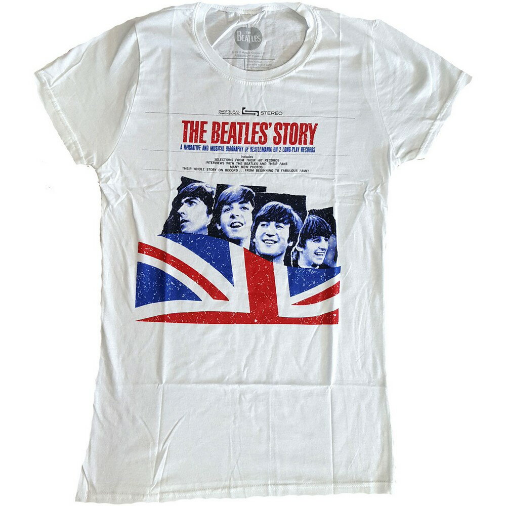 (ビートルズ) The Beatles オフィシャル商品 レディース Story Tシャツ 半袖 トップス 【海外通販】