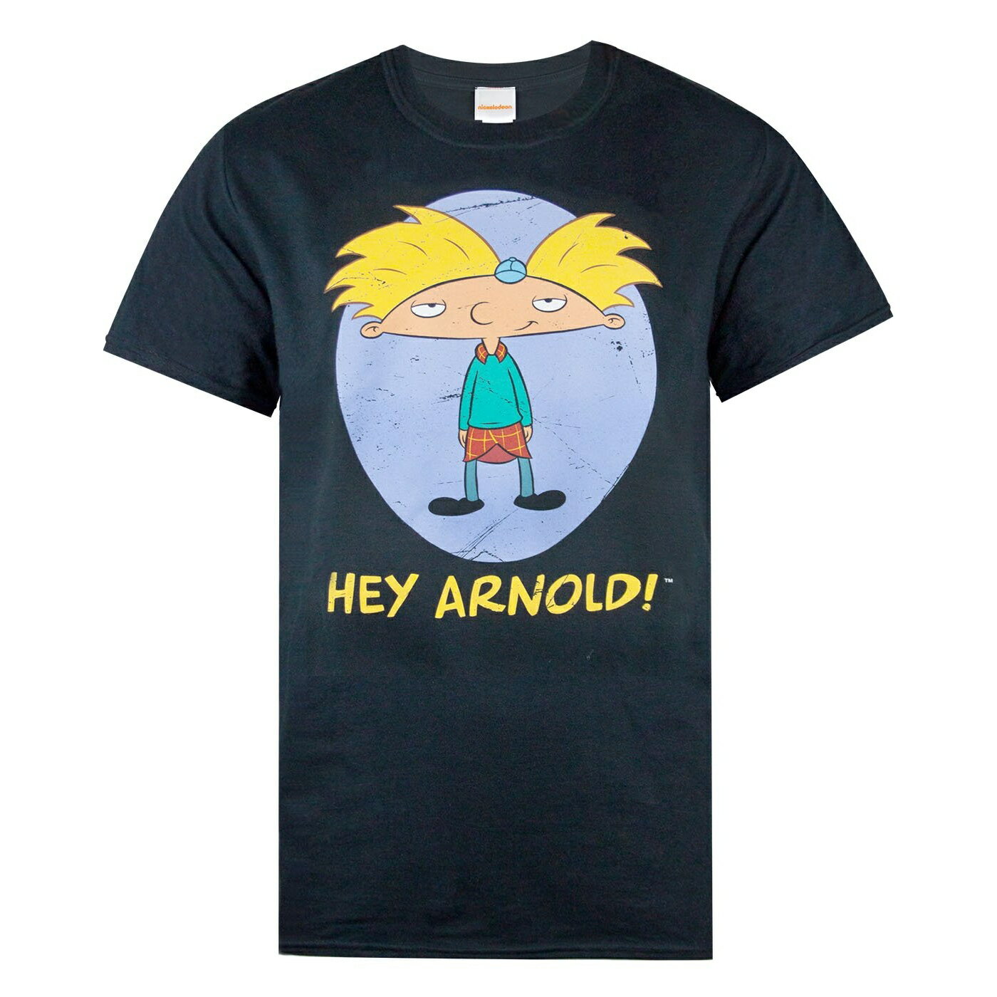 (ニコロデオン) Nickelodeon オフィシャル商品 メンズ Hey Arnold Tシャツ 半袖 カットソー トップス 【海外通販】