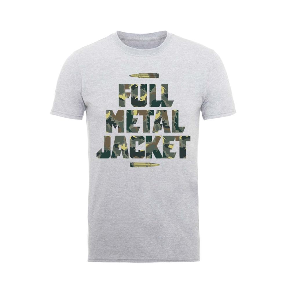 (フルメタル・ジャケット) Full Metal Jacket オフィシャル商品 ユニセックス Camo Bullets Tシャツ 半袖 トップス 