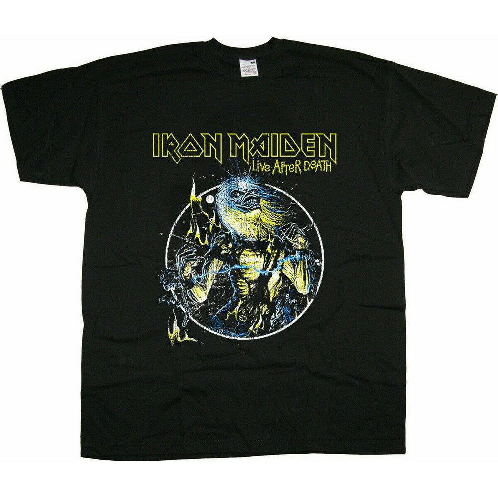 (アイアン・メイデン) Iron Maiden オフィシャル商品 ユニセックス Live After Death Tシャツ 半袖 トップス 【海外通販】