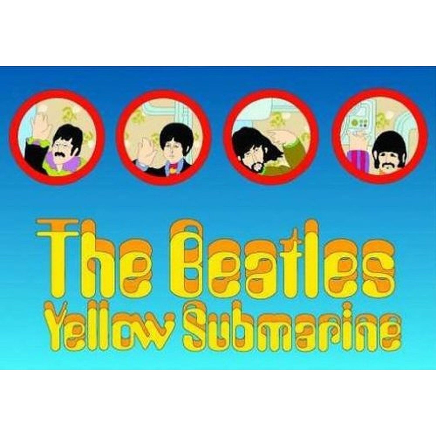 (ビートルズ) The Beatles オフィシャル商品 Yellow Submarine 舷窓 ポストカード 【海外通販】