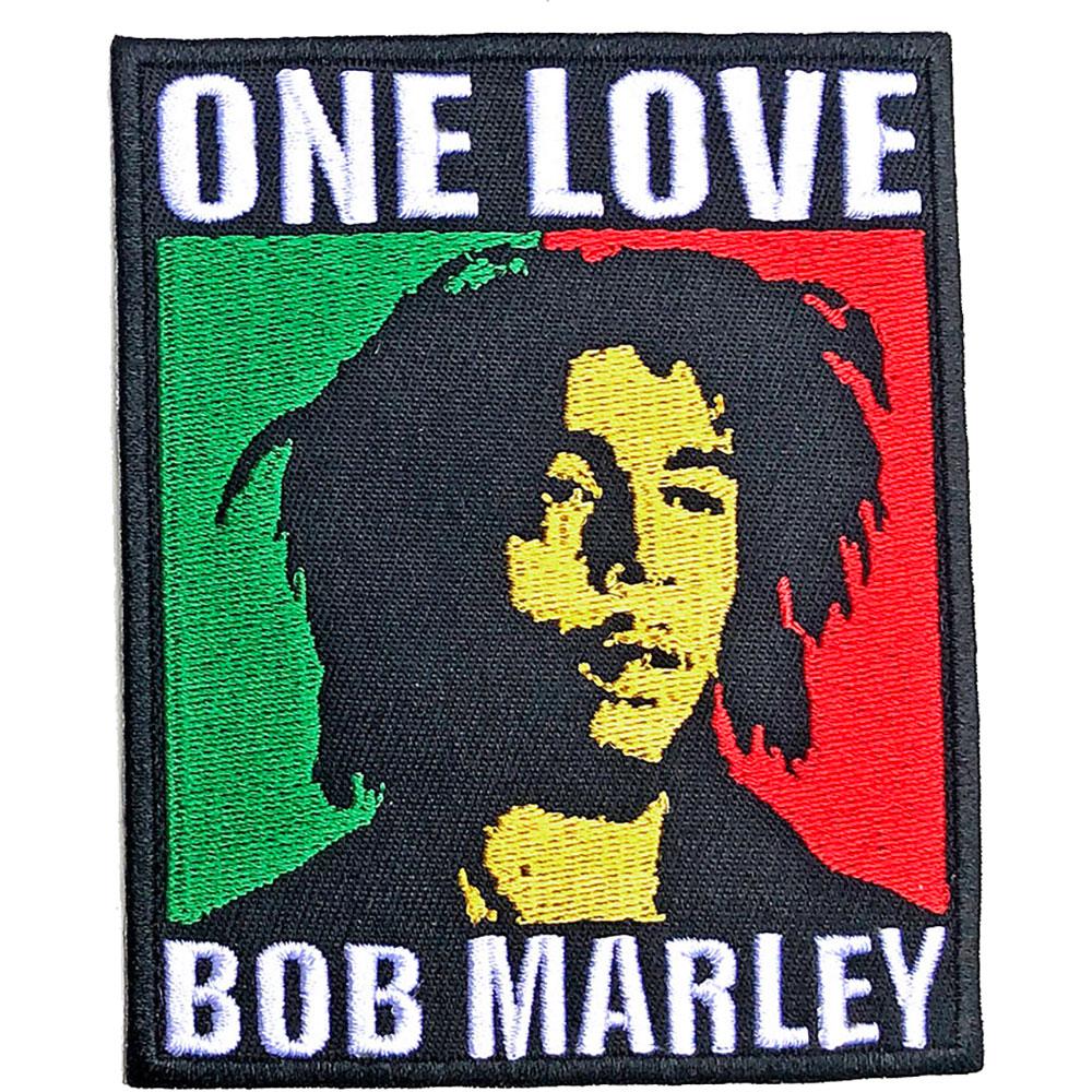 (ボブ・マーリー) Bob Marley オフィシャル商品 One Love ワッペン アイロン接着 パッチ 【海外通販】