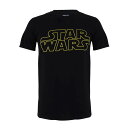 (スター・ウォーズ) Star Wars オフィシャル商品 メンズ ロゴ Tシャツ 半袖 トップス 【海外通販】