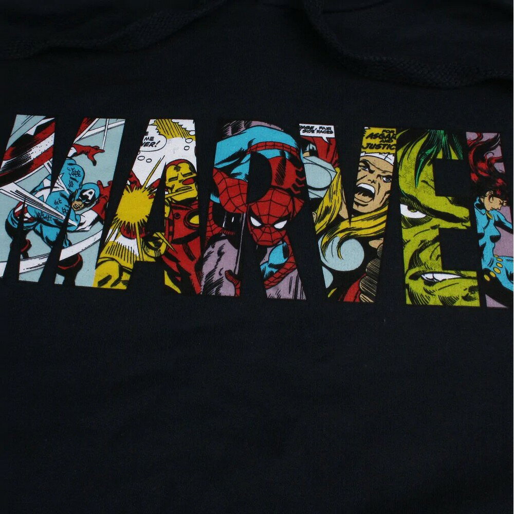 (マーベル) Marvel オフィシャル商品 メンズ キャラクター ロゴ スウェットパーカー フーディー プルオーバー 【海外通販】のサムネイル