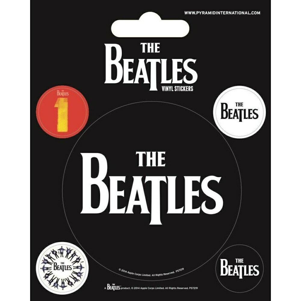 (ビートルズ) The Beatles オフィシャル商品 ビニール シール ステッカー セット (5ピース) 【海外通販】