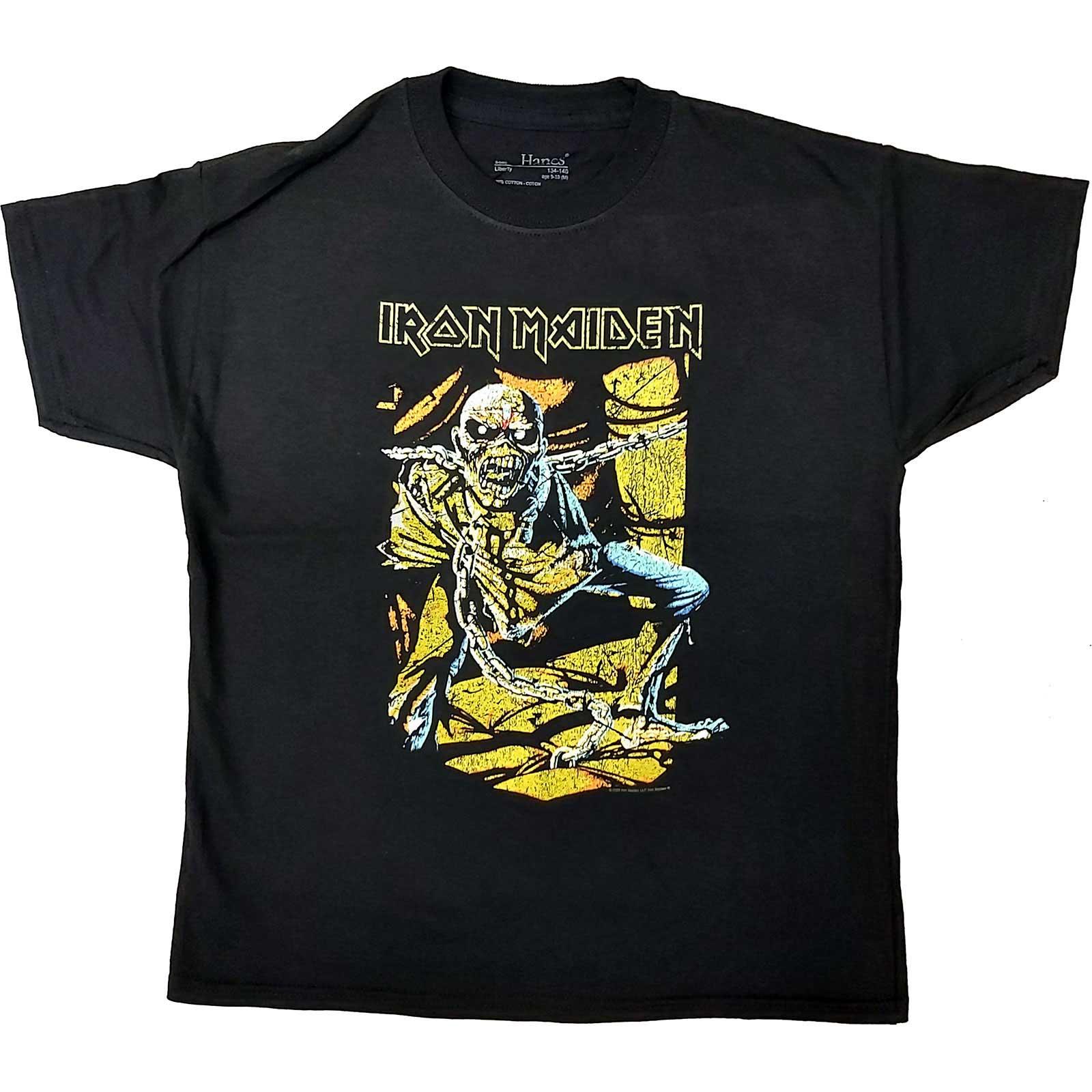 (アイアン・メイデン) Iron Maiden キッズ・子供 オフィシャル商品 キッズ・子供 Piece of Mind Tシャツ 半袖 トップス 【海外通販】