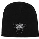 (ダークスローン) Darkthrone オフィシャル商品 ユニセックス ロゴ ニット帽 ビーニー キャップ 【海外通販】