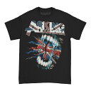 (アスキング・アレクサンドリア) Asking Alexandria オフィシャル商品 ユニセックス Flag Eater Tシャツ コットン 半袖 トップス 