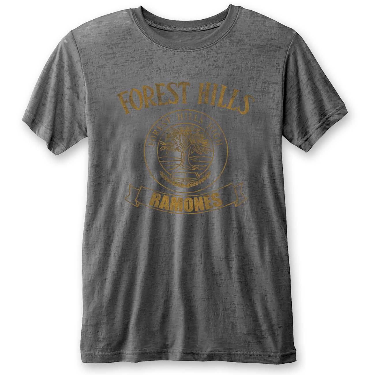 ラモーンズ Ramones オフィシャル商品 ユニセックス Forest Hills ビンテージ風 Tシャツ 半袖 トップス 【海外通販】