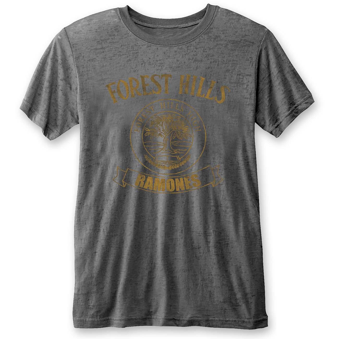 (ラモーンズ) Ramones オフィシャル商品 ユニセックス Forest Hills ビンテージ風 Tシャツ 半袖 トップス 