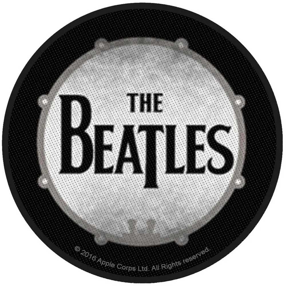 (ザ・ビートルズ) The Beatles オフィシャル商品 ドラムヘッド ワッペン 織地 パッチ 【海外通販】