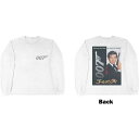 (ジェームズ ボンド007) James Bond 007 オフィシャル商品 ユニセックス Japanese Poster Tシャツ コットン 長袖 トップス 【海外通販】