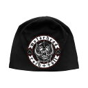 (モーターヘッド) Motorhead オフィシャル商品 ユニセックス Biker ニット帽 ワッペン ビーニー キャップ 【海外通販】