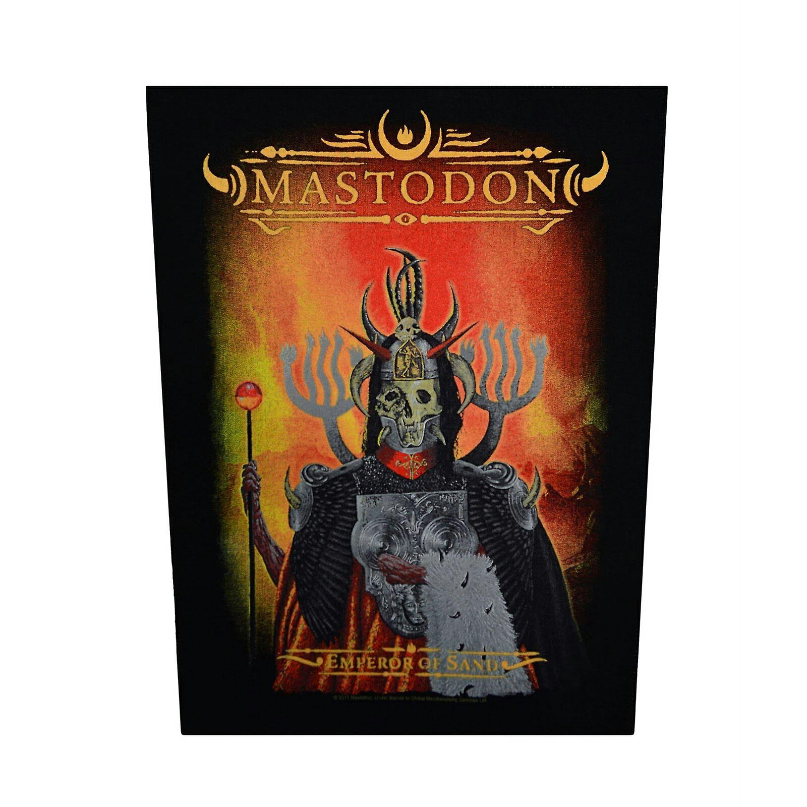 (マストドン) Mastodon オフィシャル商品 Emperor Of Sand ワッペン パッチ 【海外通販】