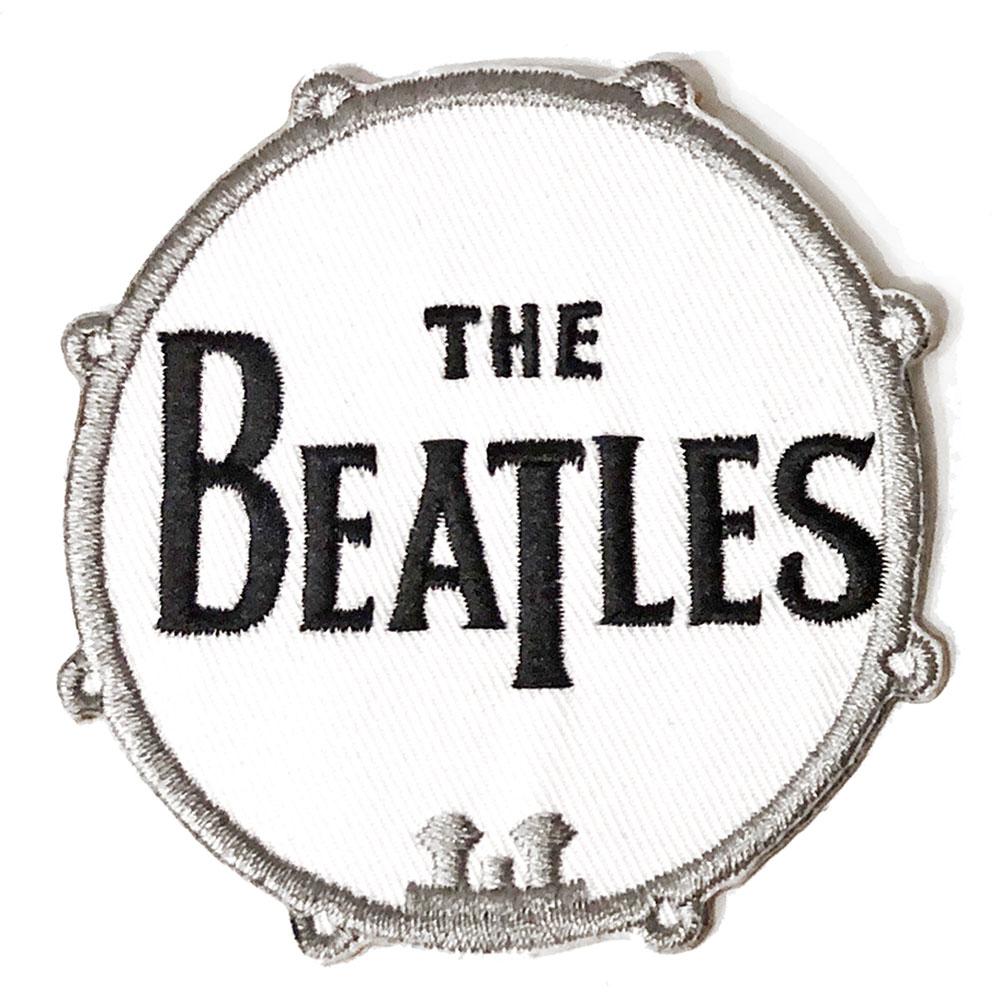 (ビートルズ) The Beatles オフィシャル商品 ドラム ロゴ ワッペン アイロン接着 パッチ 【海外通販】