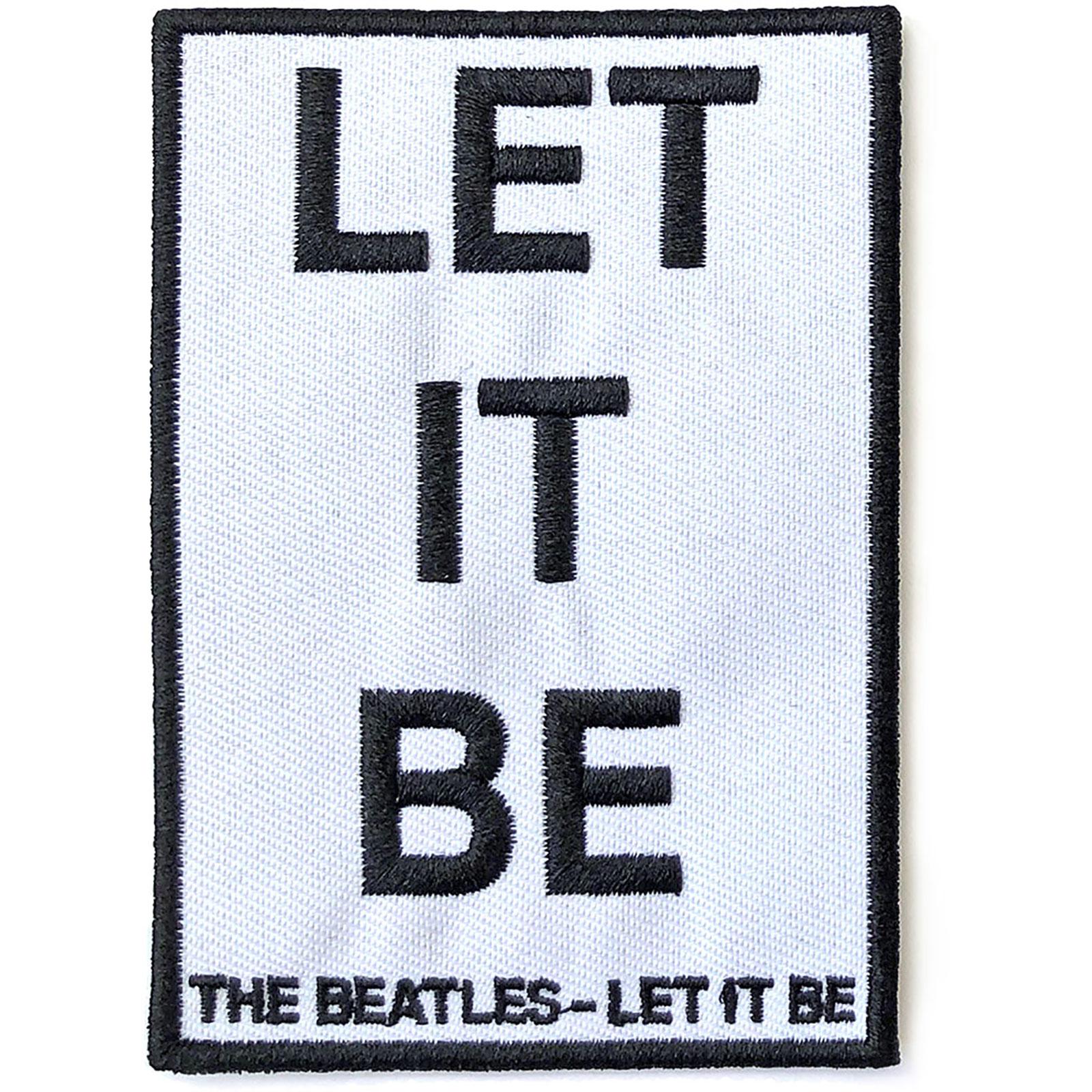 (ビートルズ) The Beatles オフィシャル商品 Let It Be ワッペン パッチ 【海外通販】