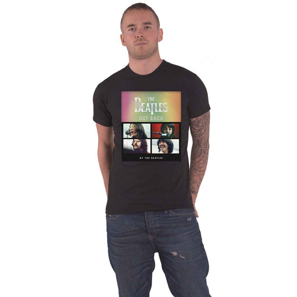 (ザ・ビートルズ) The Beatles オフィシャル商品 ユニセックス Album Faces Tシャツ グラデーション 半袖 トップス 【海外通販】
