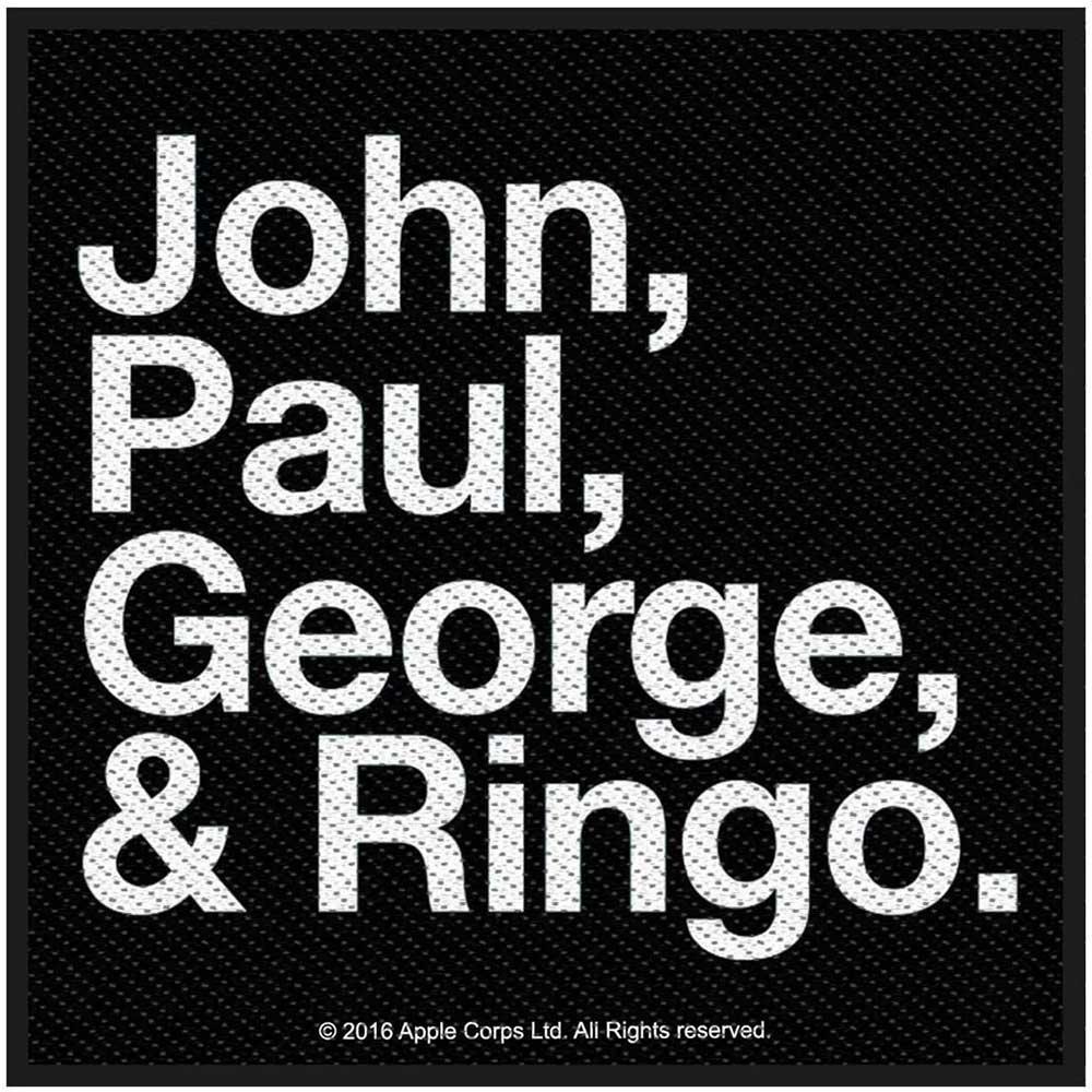 (ザ・ビートルズ) The Beatles オフィシャル商品 John Paul George & Ringo ワッペン 織地 パッチ 【海外通販】