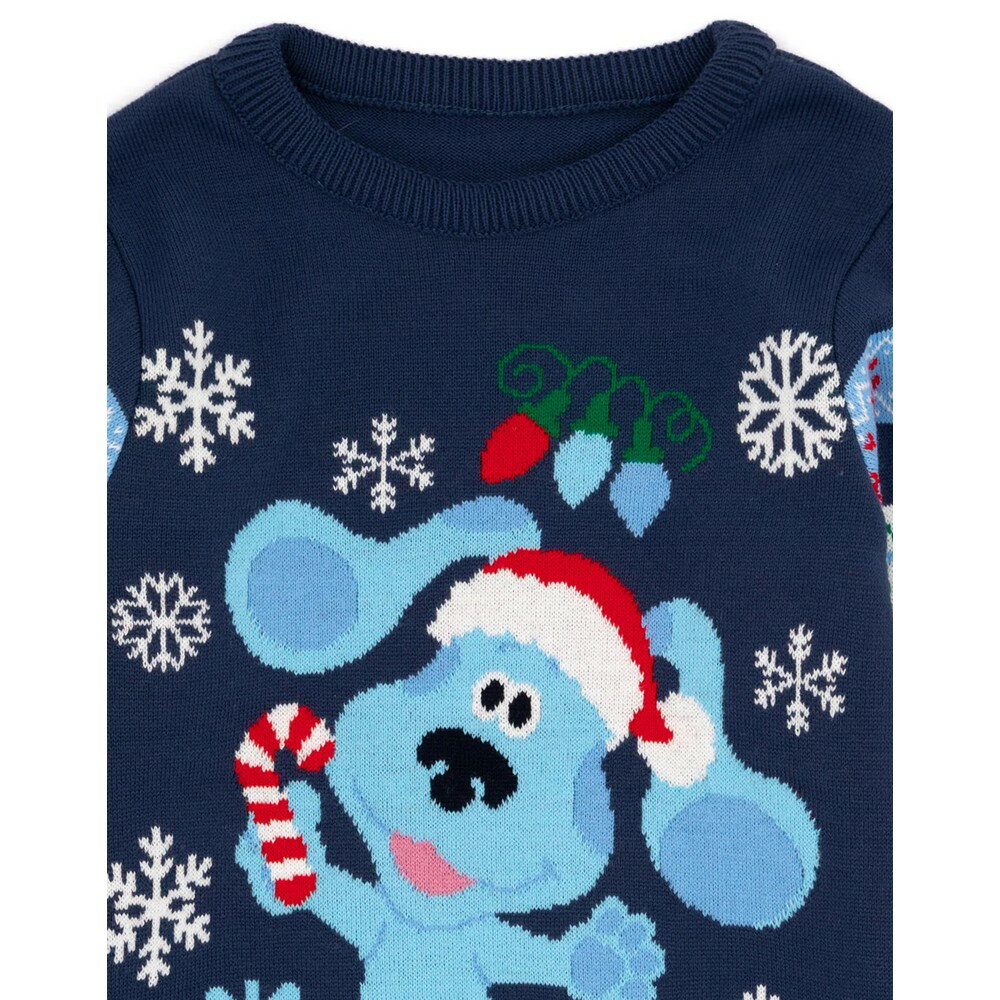 (ブルーズ・クルーズ・アンド・ユー) Blue´s Clues & You! オフィシャル商品 キッズ・子供 ニット クリスマスセーター 長袖 トップス 【海外通販】