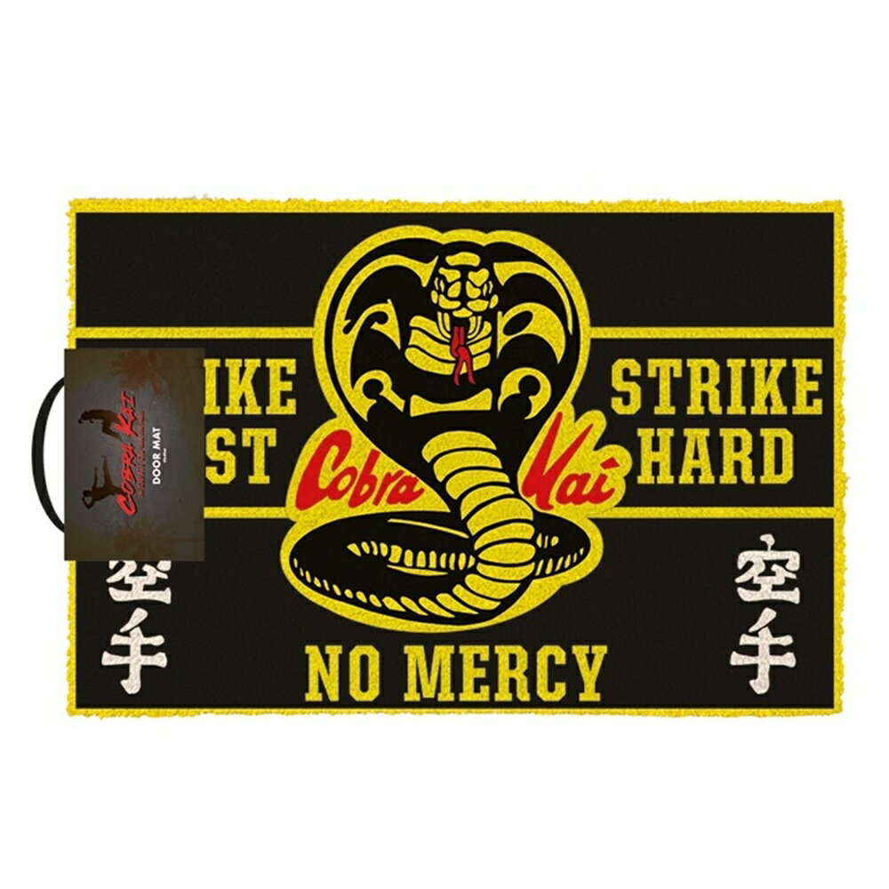 楽天Pertemba Japan（コブラ会） Cobra Kai オフィシャル商品 No Mercy ドアマット 玄関マット 【海外通販】