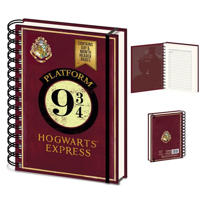 (ハリー・ポッター) Harry Potter オフィシャル商品 9と3/4番線 ノート A5 メモ 雑記帳 【海外通販】