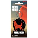 (REBEL MOON：パート1 炎の子) Rebel Moon オフィシャル商品 Howling Wolf キーリング PVC キーホルダー 【海外通販】