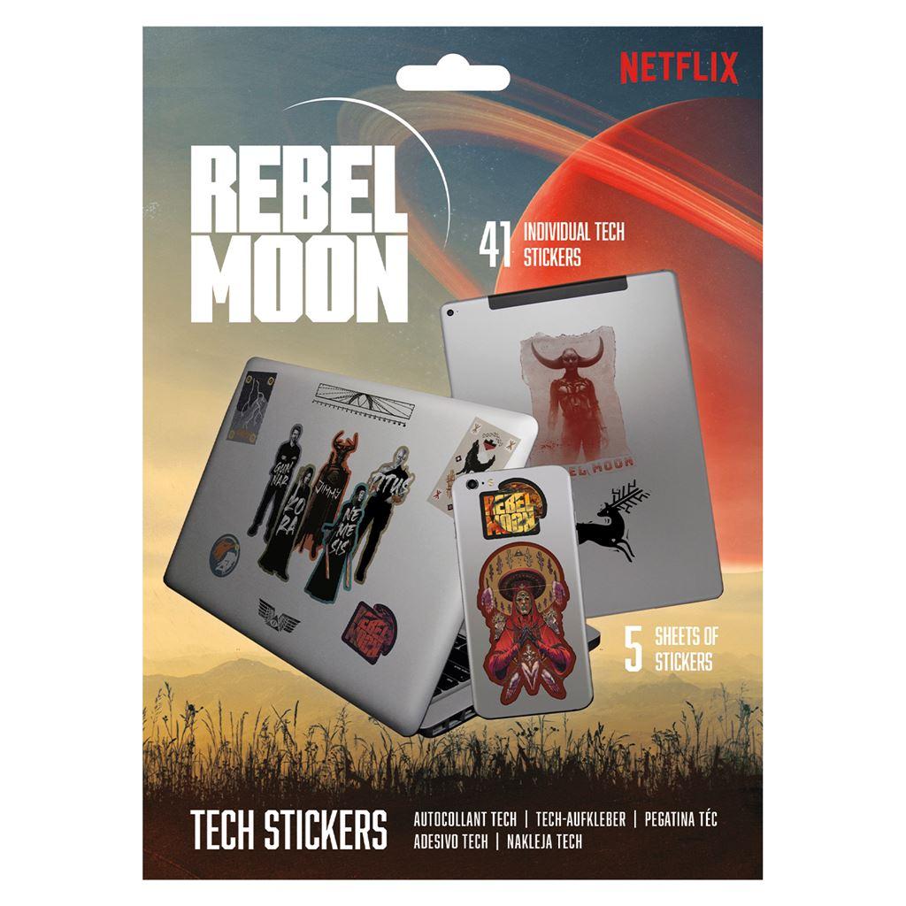 (REBEL MOON：パート1 炎の子) Rebel Moon オフィシャル商品 Techステッカー シール ステッカー セット (41ピース) 【海外通販】