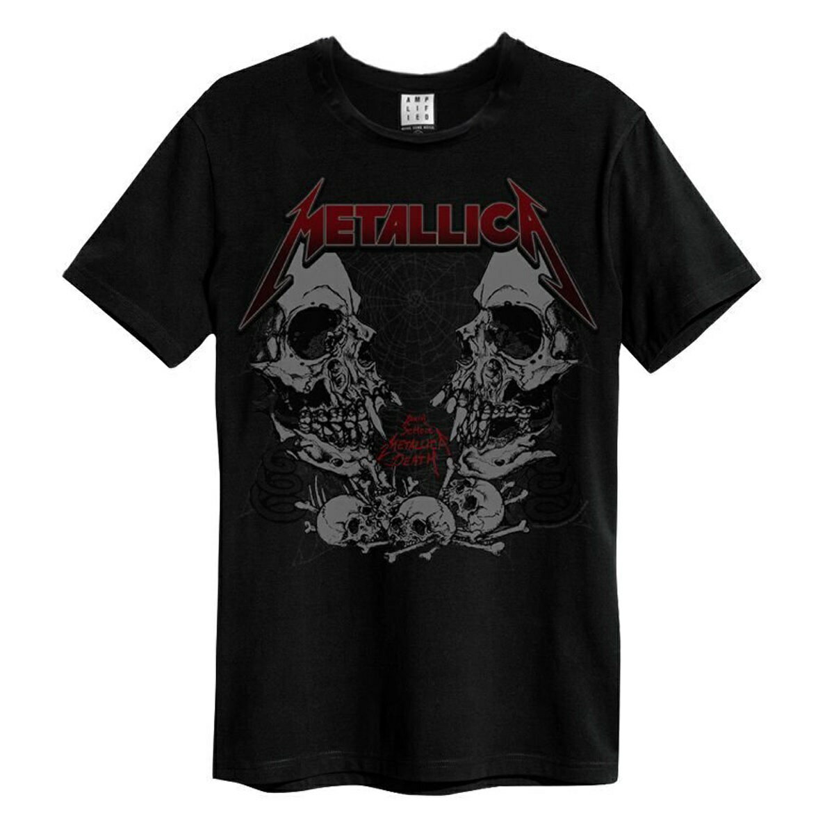 (アンプリファイド) Amplified オフィシャル商品 ユニセックス Birth School メタリカ Tシャツ 半袖 カットソー トップス 【海外通販】