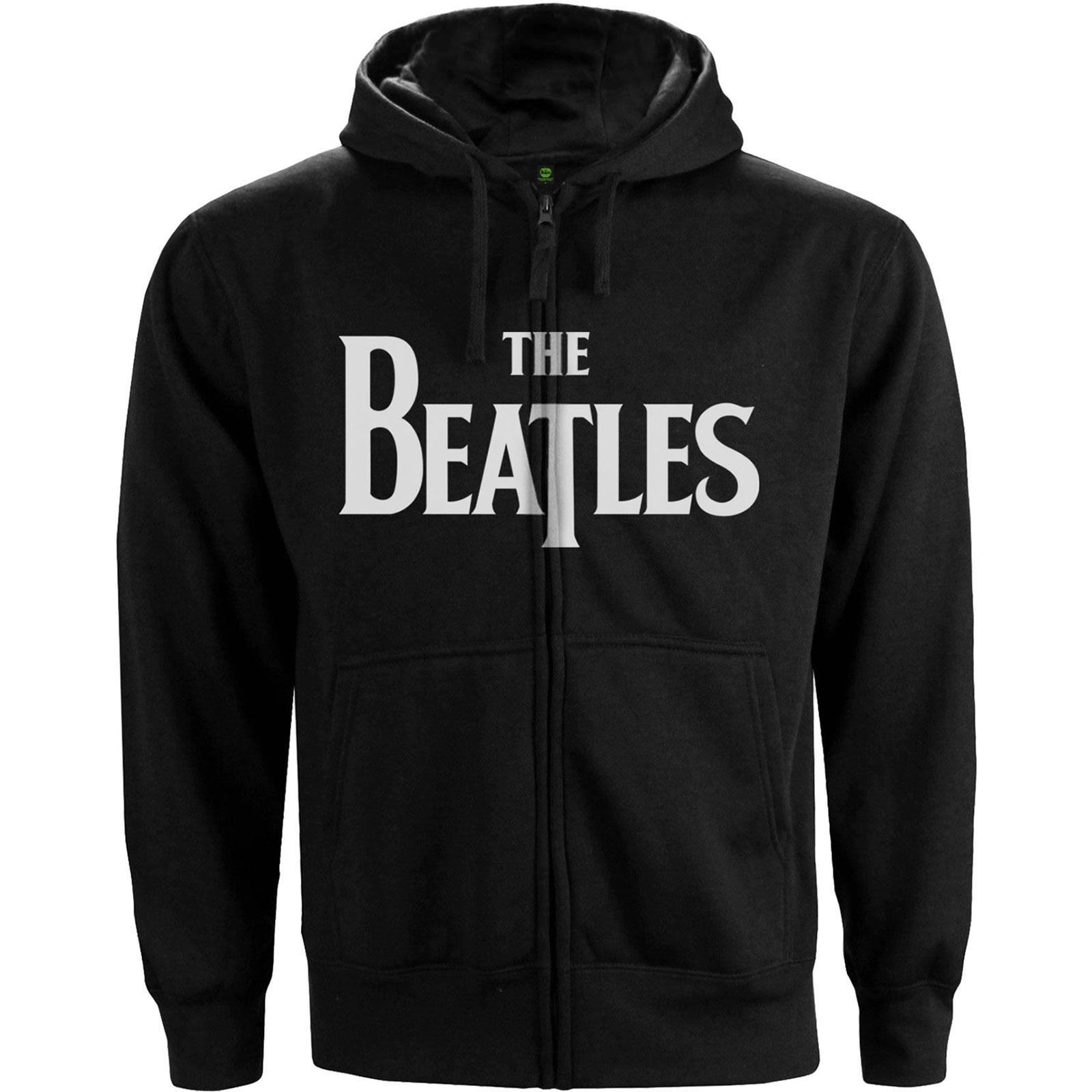 (ザ・ビートルズ) The Beatles オフィシャル商品 ユニセックス ドロップT ロゴ フルジップ パーカー アウター 【海外通販】