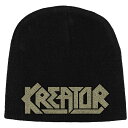 (クリエイター) Kreator オフィシャル商品 ユニセックス ロゴ ニット帽 ビーニー キャップ 【海外通販】