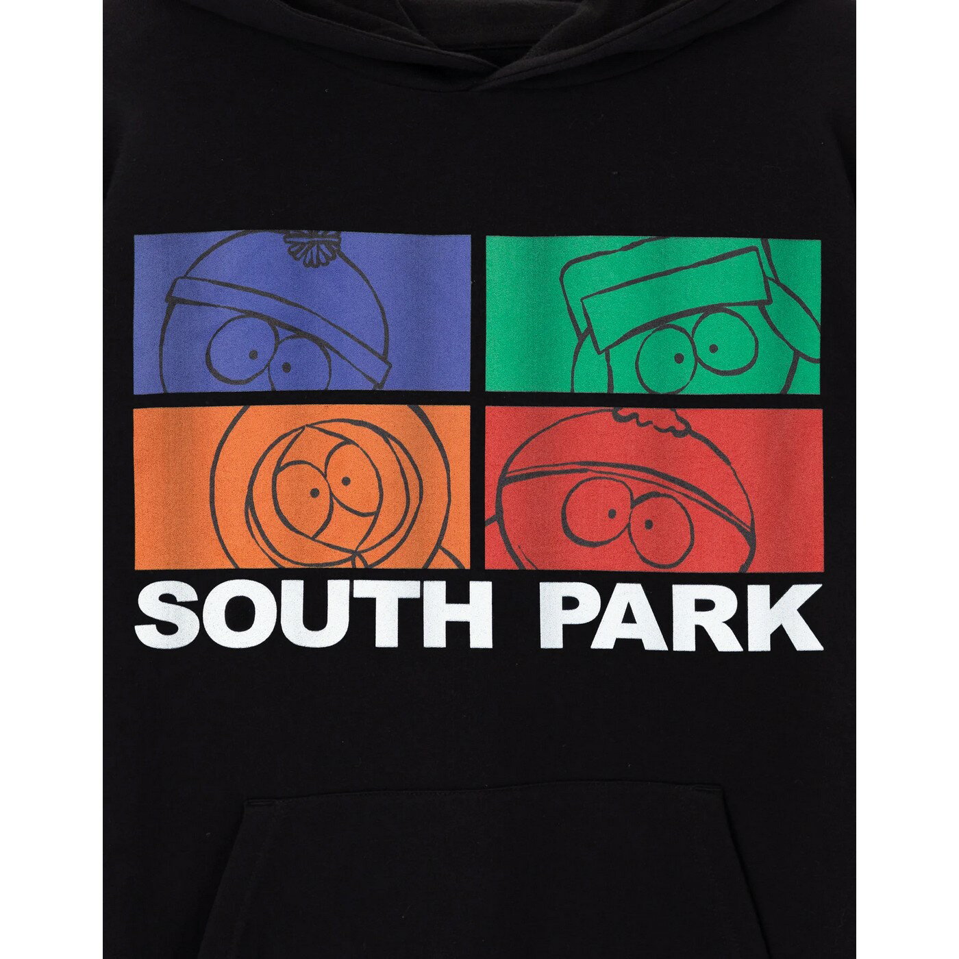 (サウスパーク) South Park オフィシャル商品 メンズ カラーブロック パーカー フード付き トレーナー 【海外通販】