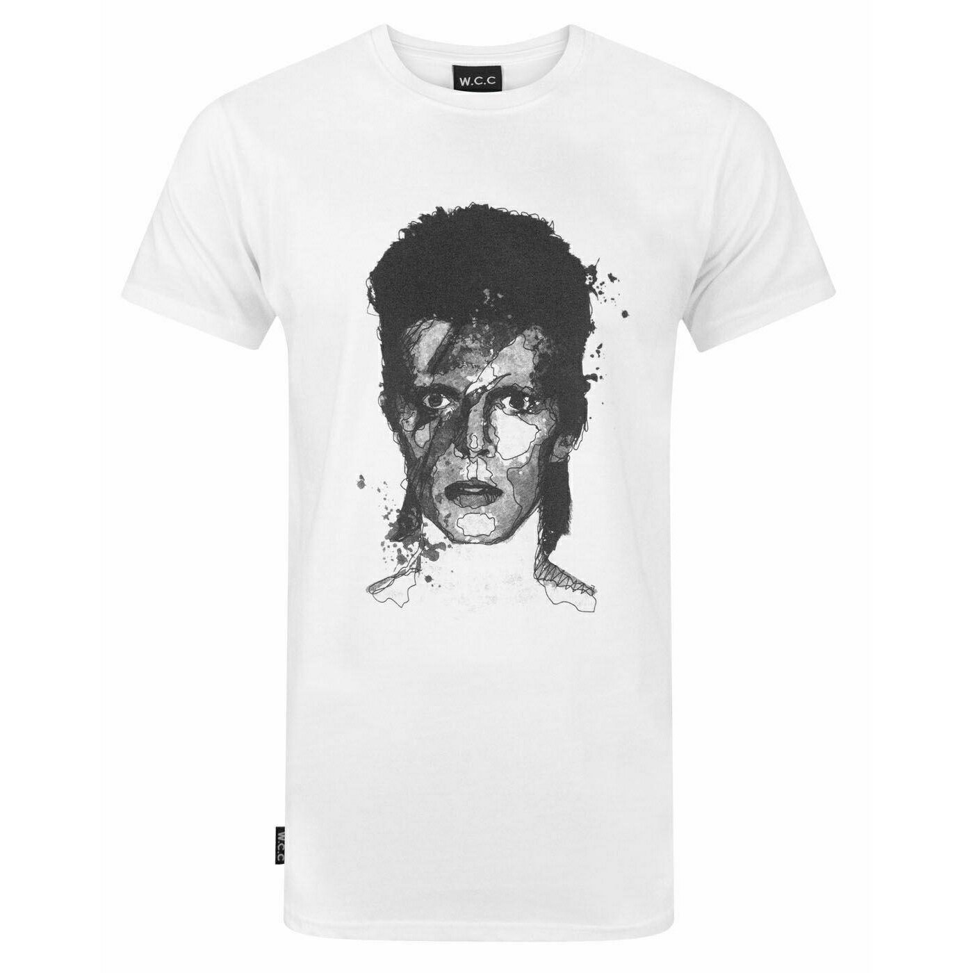 Plain - (ダブリュー・シー・シー) W.C.C オフィシャル商品 ユニセックス David Bowie Tシャツ ロング丈 半袖 トップス 【海外通販】