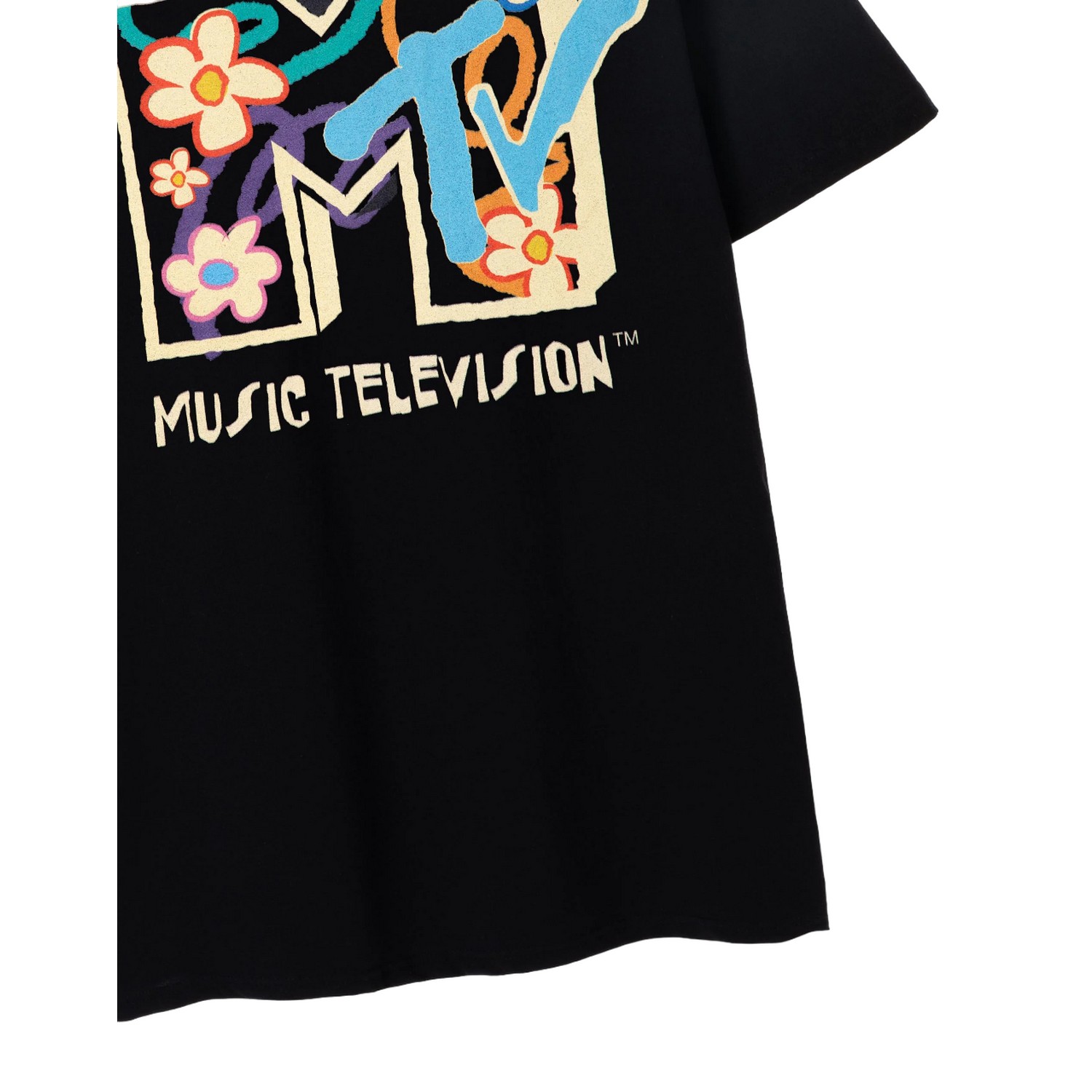 (エムティーヴィー) MTV オフィシャル商品 レディース Flowers Tシャツ 半袖 トップス 【海外通販】