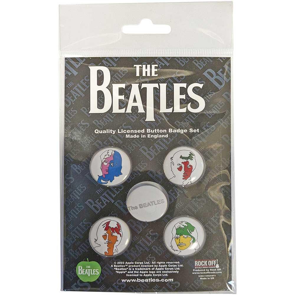 (ビートルズ) The Beatles オフィシャル商品 Ob-La-Di バッジ セット (5個組) 【海外通販】